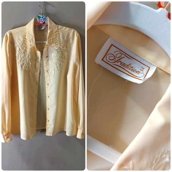 Vintage Embroidered Blouse - Picture 1 of 1